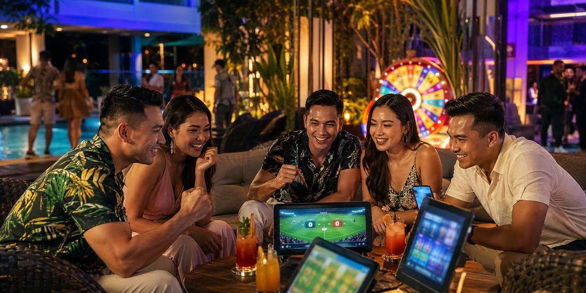 Meja Dealer Langsung dengan Aliran HD
